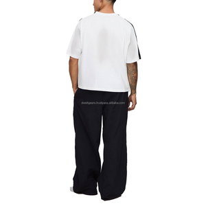 T-shirt décontracté à manches longues pour homme, personnalisé, 100% coton, impression numérique, écologique, séchage rapide, respirant, tissu satiné 200g, OEM - Product Image 3