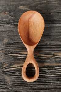 Petite cuillère en bois personnalisable pour la cuisine et la cuisine pour le service du café Offre Spéciale l'ustensile pour Noël - Product Image 2