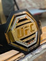 Vente chaude ceinture de lutte personnalisée championnat des poids lourds ceintures en métal de zinc en laiton ceinture de titre UFC