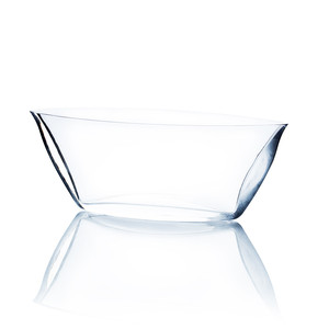 VCH1101 - Florero Transparente Tipo Barco - 8.5 x 3 - Product Image 1