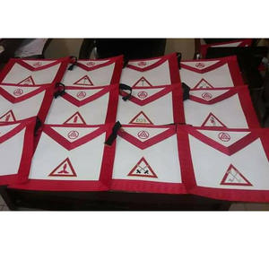 Masonic Royal Arch Member <b>Apron</b> Faux Leather <b>Men</b> s Adult Masonic Royal Arch members <b>Apron</b> High Quality Embroidered Custom Made - Product Image 2