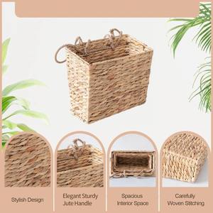 Cesta de Mimbre Tejida a Mano, Cesta de Almacenamiento, Venta al por Mayor, Ecológica, Hecha en Vietnam - Product Image 5