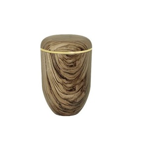 โกศโลหะทองเหลืองโบราณสำหรับผู้ใหญ่ขี้เถ้าศพสีดำขี้เถ้าศพ - Product Image 2