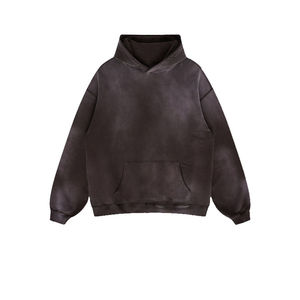 Sudadera con Capucha Vintage 2025, Hecha a Medida, de Alta Calidad, en Spandex/Poliéster, Lavada con Ácido, Transpirable, en Varios Colores - Product Image 3