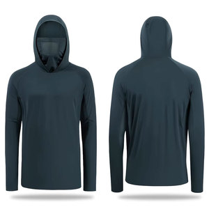 เสื้อฮู้ดสำหรับตกปลากีฬากลางแจ้งพิมพ์ลายพรางแขนยาวแห้งเร็วดีไซน์ UPF 50 + ผ้าน้ำหนักเบา - Product Image 6