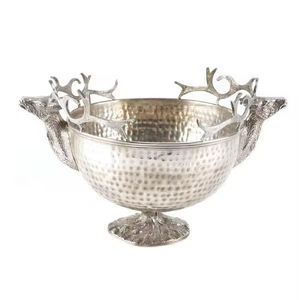 Accueil Hôtel 6 Compartiments Rond Rotatif Métal De Luxe Or Style Arabe Snack Bols Ustensiles De Cuisine Bols De Service Classiques En Métal - Product Image 1