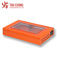 Piège à souris multi-prises pour fenêtre transparente Revêtement en poudre orange Contrôle efficacement les rongeurs L'état solide Attire les souris Appâts Poisons