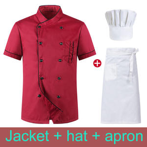 Restaurant élégant Chef manteau femmes hommes chemises pour travail soleil 3 boutons hommes travail chemise femmes uniformes - Product Image 2