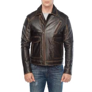 Chaqueta de cuero elegante para hombre, más vendida, disponible en diferentes colores, al mejor precio. Chaqueta de cuero para hombre. - Product Image 2