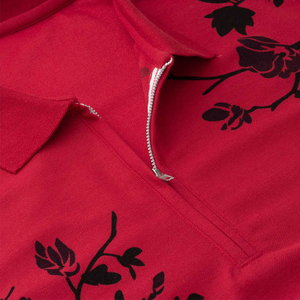 Increíble ropa de hombre nuevo estilo de moda Otoño verano temporada ropa Casual manga corta transpirable cremallera cuello polos - Product Image 3