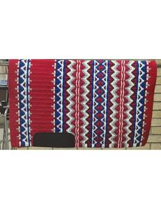 Manta de sillín occidental de lana ecológica de primera calidad tejida a mano duradera cómoda almohadilla de caballo suave equitación personalizable fábrica a granel - Product Image 4