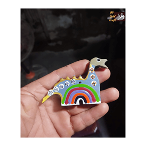 Maverick <b>Wooden</b> Fish: Authentic Hand-Carved & Painted Decor, A Truly Unique <b>Gift</b> From Vietnam - Product Image 6