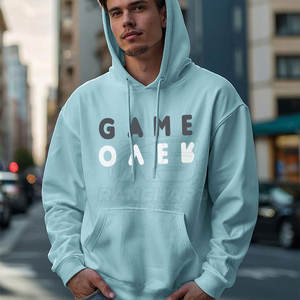 Sweat à capuche oversize pour homme, streetwear, hip hop, coupe ample, sweat à capuche oversize pour homme, style urbain, pull - Product Image 2