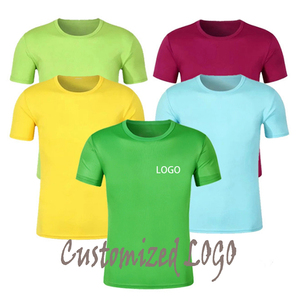 Factory Direct Casual Cotton T-Shirts 100% Polyester 200 Grams <b>Fabric</b> Weight Solid Design with Pattern - Product Image 3