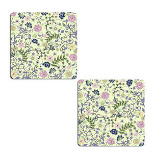 Sous-verres en bois MDF colorés pour bureau vaisselle décorative hôtel restaurant maison cuisine table à manger boisson thé tasse à café - Product Image 3