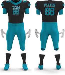 Uniformes de football américain pour hommes de haute qualité personnalisés, ensemble de maillots respirants imprimés par sublimation avec couleurs et tissus personnalisés - Product Image 1