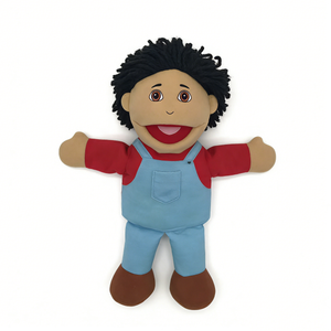 Marioneta de mano personalizada para terapia del habla educativa, juguete de peluche interactivo familiar - Product Image 1