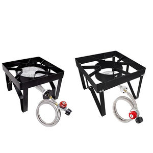 Brûleur au <span class=keywords><strong>propane</strong></span> HG 200K BTU, brûleur au <span class=keywords><strong>propane</strong></span> robuste, brûleur extérieur avec régulateur réglable de 0 à 30 psi et <span class=keywords><strong>tuyau</strong></span> en acier tressé - Product Image 2