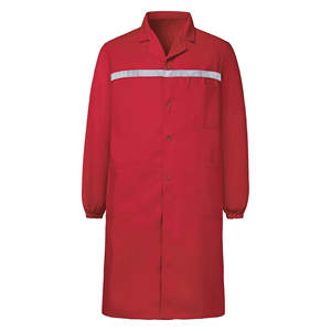 Blouse de laboratoire d'hôpital à manches longues personnalisée unisexe tissu tricoté salle blanche approuvée pour le personnel médical - Product Image 6