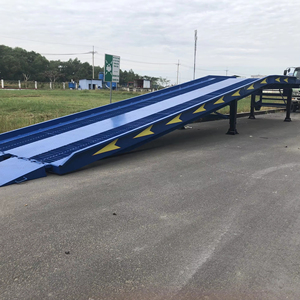Solution sûre 10 tonnes avec rampe de chariot élévateur Vramp-10T-G rampe de chargement mobile pratique combinée avec le plancher du conteneur Garantie 1 an - Product Image 1