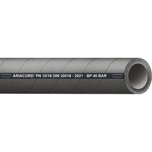 Rubber <b>Hose</b> ARIACORD Compressed Air/Water DIN ID 51mm OD 65mm L.40m Black TEGUMA-Pack of 40 - Product Image 1