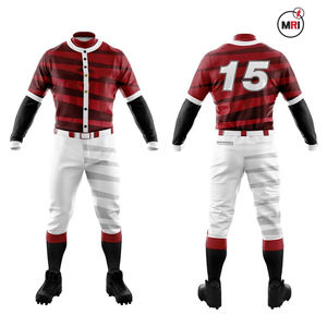 Camiseta de béisbol de manga corta personalizada para hombre de la mejor calidad, ropa deportiva de secado rápido, OEM disponible, transpirable, opciones de talla grande - Product Image 1