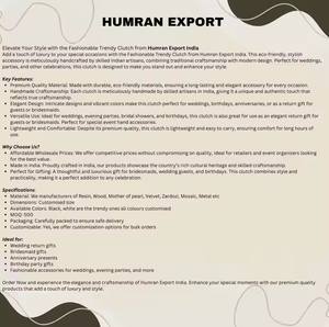 Embroidered Designer Clutch Purse Featuring Beautiful Craftsmanship - Product Image 2