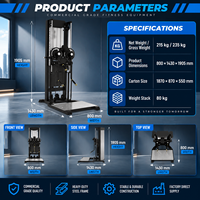 BN Appareil de musculation professionnel pour entraînement fonctionnel, centre de sport, club de santé, studio de fitness, modèle commercial, machine à Pec Fly rotative à 360°