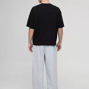 Custom 100% Organic Cotton T-Shirt for Men Heavyweight <b>Knitted</b> Loose Fit Printed Logo High Quality Blank Custom Printed Logo - Product Image 6