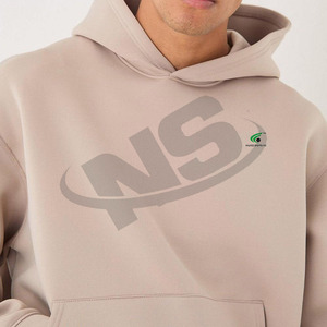 100% Cotton Men Hoodie And Shorts Set Wholesale Loose Fit Solid Color Custom Logo Summer Sports Casual Wear Manufacturer - Product Image 6