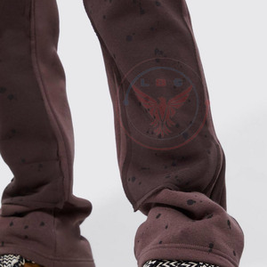 Último Estilo, Nueva Llegada, Conjuntos Deportivos Casuales de Invierno para Hombre, con Capucha, Color Sólido, Estilo Distressed, Hechos de Algodón, Transpirables y Ligeros, Venta al Por Mayor - Product Image 6