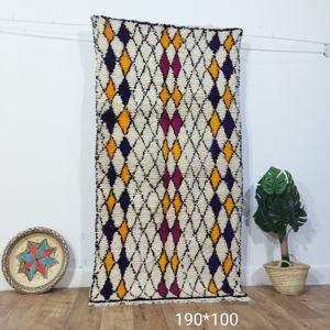 Moroccan Handmade Wool <b>Rugs</b> Authentic Berber Carpets Natural Wool Artisan Craftsmanship customize size and colors high quality - Product Image 1