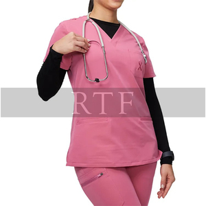 ชุดสครับพยาบาลทางการแพทย์สวมใส่สบายทันสมัยชุดเครื่องแบบโรงพยาบาล - Product Image 5