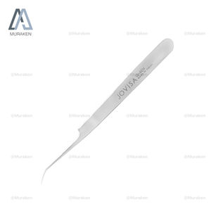 Pince à épiler d'extension de cils en acier inoxydable Produit de qualité supérieure pour l'application de cils - Product Image 1