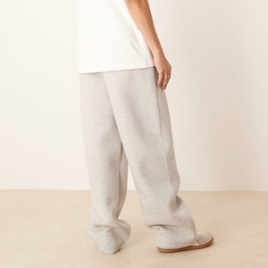 Qualité supérieure 100% coton personnalisé lavé pantalons pour hommes Baggy pantalon surdimensionné Streetwear personnalisé DTF imprimé hommes pantalons de survêtement - Product Image 3