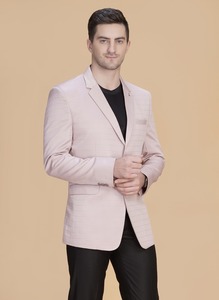 Abrigo Formal Moderno Rosa para Hombre de Excelente Calidad para Eventos, Reuniones Sociales y Uso Profesional Disponible al Mejor Precio - Product Image 4