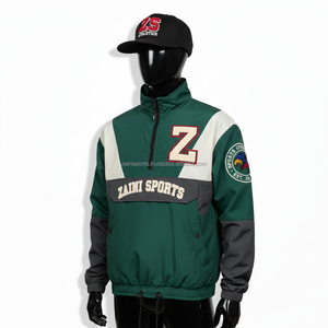 Veste coupe-vent en nylon premium pour femmes, 220 GSM, avec panneaux bicolores, doublure douce et logo brodé personnalisé, veste pour femmes - Product Image 4