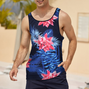 Débardeur avec logo personnalisé OEM de mode de qualité supérieure pour hommes Débardeur de fitness gym vierge et respirant personnalisé - Product Image 2