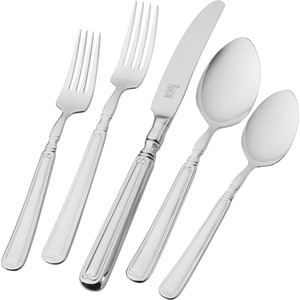 Ensemble de couverts élégants finis argentés avec poignées design Couverts élégants pour les fêtes Mariages Restaurants et usage quotidien - Product Image 2