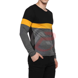 บริการ OEM เสื้อยืดผู้ชายผ้าโพลีเอสเตอร์ผ้าฝ้ายแห้งเร็วและระบายอากาศได้ดีพิมพ์ลาย - Product Image 4