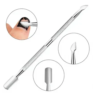 MORGANS INDUSTRIES Dual-End Stainless Steel Nail Pusher <b>Tool</b> Set for Manicure & <b>Pedicure</b> Reusable Precision Care - Product Image 4