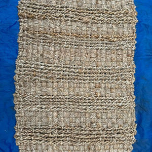 Alfombra de yute hecha a mano exótica, Alfombra tejida Natural ecológica para dormitorio bohemio, sala de estar, decoración del hogar, diseño llamativo duradero - Product Image 1