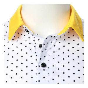 Polos promocionales transpirables Calidad Moda Drop Shoulder Manga corta Polo Camiseta Algodón Seguridad Original para hombres - Product Image 4