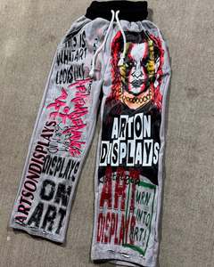 Ensemble de survêtement homme en molleton 100 % coton avec logo personnalisé, coupe ample, à capuche, design poches, anti-plis, imprimé, écologique - Product Image 4