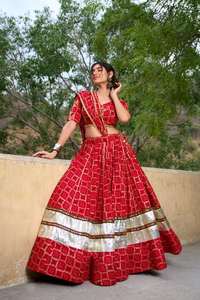 Lehenga Choli de qualité supérieure pour les festivals indiens, pièce de créateur, qualité d'exportation, vêtements ethniques, tenue de Garba, vente en gros - Product Image 3