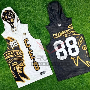 Uniformes de Fútbol Americano 7x7 de la Mejor Calidad, Fabricación Estadounidense, Ropa Deportiva Personalizada con Impresión Digital Transpirable, Conjuntos al por Mayor - Product Image 4