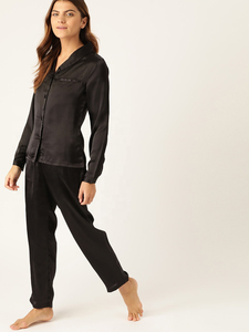 Verano de alta calidad para mujer, ropa de casa estampada, ropa de dormir, pijamas de manga larga para mujer, conjunto de mujer - Product Image 2