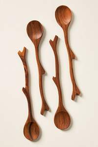 Cuchara de Madera Artesanal Decorativa, Utensilio de Cocina Rústico, Regalo Ecológico Personalizado, Cuchara de Madera Tallada a Mano - Product Image 6