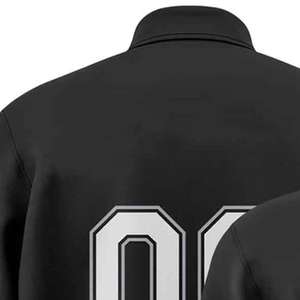 Vestes bomber décontractées classiques d'hiver pour l'extérieur, unisexes, à col montant, plissées, imprimées, décontractées, universitaires - Product Image 6