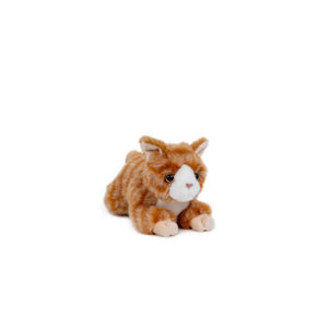 Soft <b>Plush</b> Lying <b>Cat</b> Toy for Children-Super Soft Fabric Gift 10cm Small Size - Product Image 1